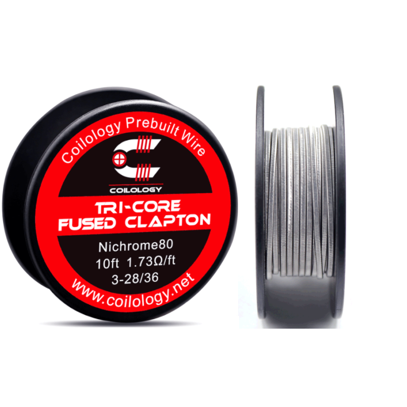 Rda Atomizer Deck - Bobina Coilology Tri-Core Fused Clapton NI80