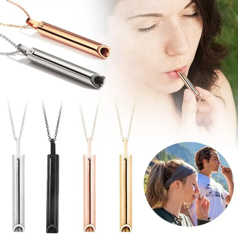 Collar con silbato de acero in - Vaping Goods reseña y precio