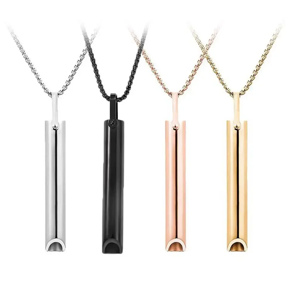 Collar con silbato de acero in - Vaping Goods reseña y precio